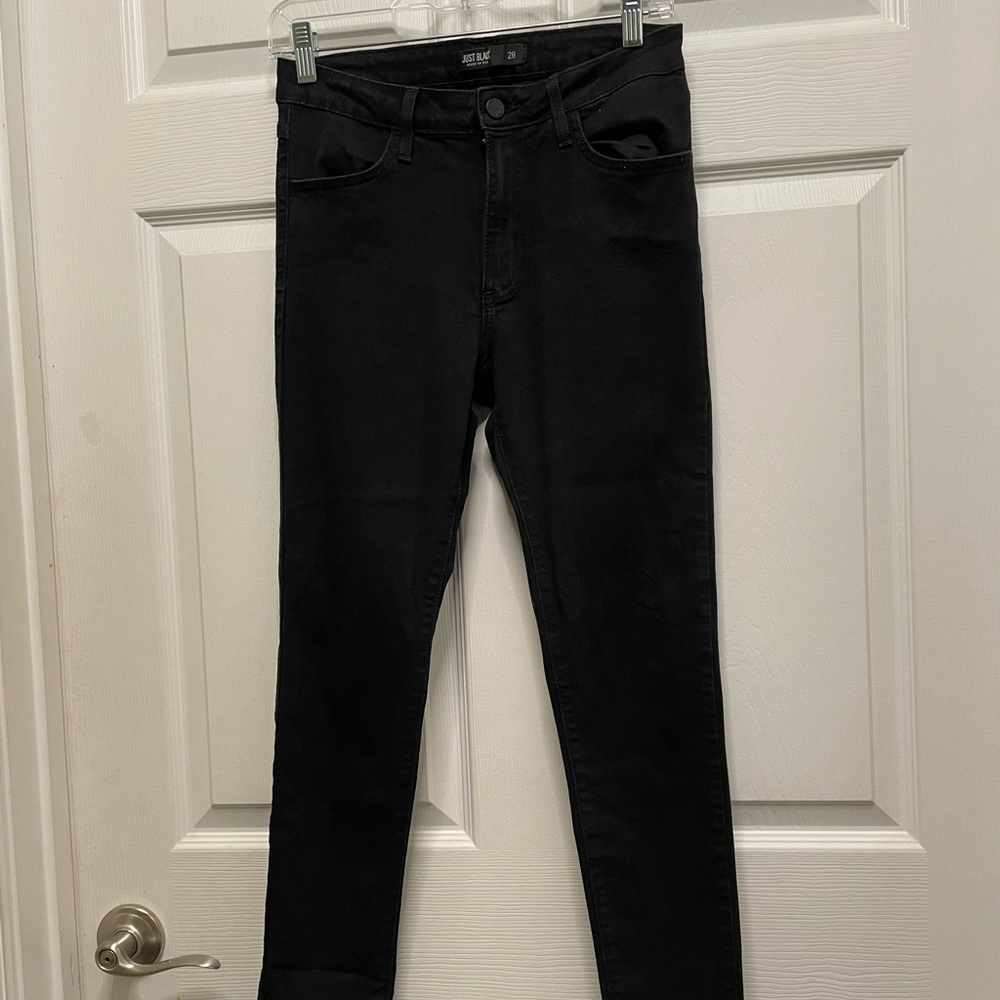 Just black denim